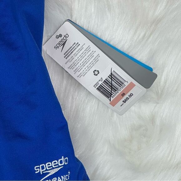 Speedo Endurance+ Blue Swimsuit - Picture 6 of 9